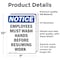 Signmission Safety Culture Sign, 7 in Width, Vinyl Decal, Rectangle OS-2PACK-NS-D-710-V-11970 - alternate 3